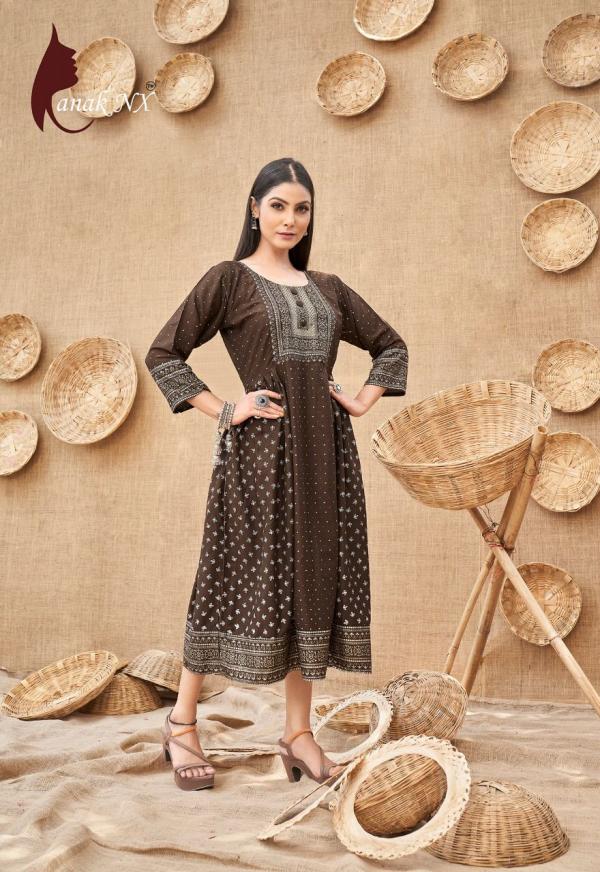 Kanak Mehak Designer Round Flair Kurtis Edition